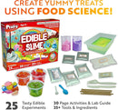 Playz Edible Slime Candy Making Science Kit for Kids Ages 8-12 Years Old - Food Science Chemistry Kid Science Kit with 25 Experiments to Make Slime Chocolates, Educational Science Kits for Boy & Girls by TinyTreasures Baby Boutique