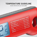 Professional Meat Thermometer Digital, Ultra-Fast 0.5 Sec Instant Read, NIST Certified ±0.5°F Accuracy, 100% Waterproof, Auto-Rotating Backlit Display, Lift-to-Wake, for BBQ/Cooking/Candy by TinyTreasures Baby Boutique