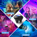 Galaxy Moon Projector, Star Night Light Projector with Bluetooth Connection for Music and Timer and Remote Control for Kids Adults Bedroom Party Bar Decoration (Black) by TinyTreasures Baby Boutique