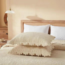 MarCielo 3-Piece 100% Cotton Oversized Bedspread Lightweight Quilt Coverlet Embroidery Farmhouse Bedding Set(TL Beige,Oversized King (118"x106")) by CozyNest Decor