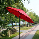 Sunnyglade 9' Patio Umbrella Outdoor Table Umbrella with 8 Sturdy Ribs (Red) by GreenHaven Gardens