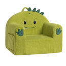 ALIMORDEN Animal Series Kid's Chair, Ultra-Soft Comfy Foam Filled Toddler Sofa Chair, Cute Animal-Shaped Design Toddler Couch, Lightweight Birthday for Baby Boys & Girls (Dinosaur) by CozyNest Decor