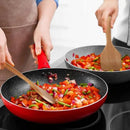 Acacia Wooden Spoons for Cooking: 5-Piece Kitchen & Cooking Utensils Set - Wooden Spatula, Slotted & Pasta Spoon - Essential Wooden Utensil Set by CozyNest Decor