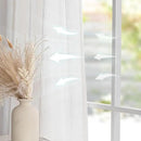 MYSKY HOME 90 Inch Natural Curtains for Sliding Glass Door Windows, Living Room Decoration Cotton Drapes Soft Comfortable Touch Farmhouse Country Patio Treatment Set, 100" Width, Beige, 1 Panel by CozyNest Decor