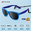 RIVBOS Kids Sunglasses Polarized UV Protection Flexible Rubber Glasses Shades with Strap for Boys Girls RBK004 by TinyTreasures Baby Boutique