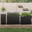 Metal Planter Box, Outdoor Heavy Duty Metal Garden Planter Spliced Flower Pot with Partitions, All-Weather Use with Drainage Holes for Patio/Porch-30 x 24" x 12" by CozyNest Decor