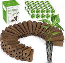 Ahopegarden 50pcs Hydroponic Pods Kit: Compatible with AeroGarden Herb Kits with 50 Grow Sponges; 50 Pods Lable, Highly Breathable - Indoor Garden Kit Supplies for Most Brands by GreenHaven Gardens