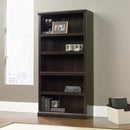 Sauder 5-Shelf Bookcase/ Book shelf, L: 35.28" x W: 13.23" x H: 69.76", Cinnamon Cherry finish by CozyNest Decor