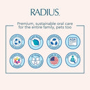 RADIUS USDA Organic Kids Toothpaste 3oz Non Toxic Chemical-Free Gluten-Free Designed to Improve Gum Health for Children's 6 Months and Up - Dragon Fruit - Pack of 6 by CozyNest Decor