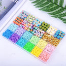 2480pcs Easter Polymer Clay Beads Bracelet Making kit, 24 Style Cute Fun Beads Charms for Jewelry Necklace Earring Making DIY Accessories for Women Girls by TinyTreasures Baby Boutique