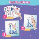 Sticker Dress Up Unicorn - Kids Activity Book Learn Fashion Design for Unicorn with Guides and 250+ Reusable Stickers. Gift for Girls Ages 5,6,7,8 by TinyTreasures Baby Boutique