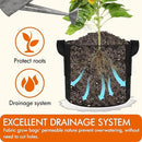 Gardzen 10-Pack 20 Gallon Grow Bags, Aeration Fabric Pots with Handles by GreenHaven Gardens