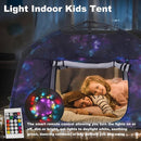Kids Play Tent-Portable Playhouse Children House -Easy Set up Indoor Outdoor with Carry Bag for Kids-Light Strip Design for Night use -Space for Children and Parents-Birthday (Galaxy) by TinyTreasures Baby Boutique