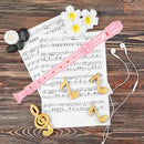 Soprano Recorder Instrument for Kids Beginners Student German Fingering C Key Recorder Instrument 3 Piece with Cleaning Rod and Bag Fingering Chart（Pink） by TinyTreasures Baby Boutique
