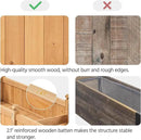Yaheetech 90.5″ L×23.5″ W×16″ H Wooden Raised Garden Bed, Horticulture Wood Rectangular Garden Planter Outdoor, Raised Planter Box for Yard/Greenhouse/Vegetable/Flower/Herbs, Light Brown by GreenHaven Gardens