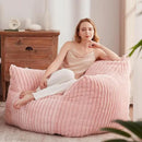 Giant Bean Bag Chairs for Adults Teens, Large Bean Bag Sofa Chairs with Filling Comfy Fuzzy BeanBag Chair with Armrests for Bedroom Living Room Reading by CozyNest Decor