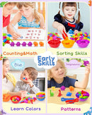 Yetonamr Counting Dinosaurs Montessori Toys for 3 4 5 Years Old Boys Girls, Toddler Preschool Learning Activities Sensory Toys Birthday Gifts by TinyTreasures Baby Boutique