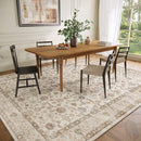 Washable Area Rugs for Living Room: 5x7 Bedroom Rug Boho Vintage Area Rug Stain Resistant Non Slip Low Pile Lightweight Soft Carpets for Dining Room Kitchen Nursery Kids Room Playroom Home Office by TinyTreasures Baby Boutique