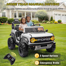 ENYOPRO 24V Ride On Toys for Big Kids, Licensed Ford Bronco Raptor 2-Seater Electric Car w/Remote Control, 21" Spacious Seat, 2x90W Powerful Motor, Spring Suspension, Bluetooth Music, 3 Speed - White by TinyTreasures Baby Boutique