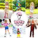 Kids Bike Helmet and Pads Set for Ages 2–14, CPSC Certified Adjustable Helmet with Knee Elbow Wrist Guards, for Skateboard, Scooter, Skating, Rollerblading, Multi-Sport Protective Gear by TinyTreasures Baby Boutique