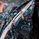 ABREEZE Luxury Vintage Black Duvet Cover Sets Damask Paisley Bedding Set Retro 100% Brushed Cotton Zipper Closure Bedding Collection Queen Size by CozyNest Decor