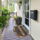 CHICHIC Entrance Door Mat Large 24 x 36 Inch Entry Way Doormat Front Door Rugs Outdoors Heavy Duty Welcome Mat, Non Slip Rubber Back Low Profile for Garage, Patio, High Traffic Area, Vine by CozyNest Decor