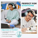 AILIHEN C8 Headphones Wired, On-Ear Headphones with Microphone and Volume Control, Corded 3.5mm Headset for Boys Girl School Smartphones Chromebook Laptop Computer Tablets Airplane Travel (Lime Green) by TinyTreasures Baby Boutique