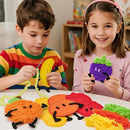 Golray Fruit Plushie Sewing Kit for Kids - My First Sewing Kit for Beginners, 7 Easy Felt Craft Project of Fruit Toys with Yarn, Leather, Plastic Needles, Glue & Instruction, Gift for Kid Girls Boys by TinyTreasures Baby Boutique
