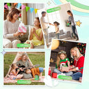 Mini Karaoke Machine：Portable Bluetooth Karaoke Microphone, Singing Speaker with 2 Wireless Mic and Light Kids Adults, Christmas Birthday Gifts for Girls Boys Family Home Party(Green) by TinyTreasures Baby Boutique