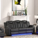 Benz - Power Reclining Sofa With LED Lighting by HouseOfZazla