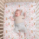 The Peanutshell 3 Piece Baby Crib Bedding Set for Girls - Newborn, Infant & Toddler Nursery Bed Set Decor with Fitted Crib Sheet, Dust Ruffle Comforter - Fairytale Forest by TinyTreasures Baby Boutique