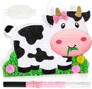 WERNNSAI Dairy Cow Piñata - Farm Animal Party Game Cow Pinata for Girls Birthday Party Decorations Kids Happy Party Favor Supplies with Bat Blindfold, Farm Theme Candy Toys Filler by TinyTreasures Baby Boutique