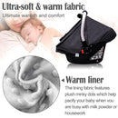 Waterproof Baby Stoller Bunting Bags Winter Carseat Canopies Cover to Protect Baby from Cold Wind, Super Warm Plush Fleece Baby Carrier Cover for Infant Boys Girls, Keeps Babies Warm and Cozy by TinyTreasures Baby Boutique
