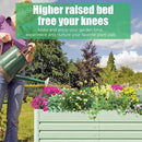 SnugNiture Galvanized Raised Garden Bed 6x3x1FT Outdoor Large Metal Planter Box Steel Kit for Planting Vegetables, Flowers by GreenHaven Gardens