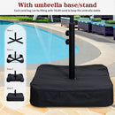 Vongrasig 15FT Large Patio Umbrella with Base Included, Outdoor Double sided Umbrellas with Crank Handle, Rectangle Table Umbrella for Pool Lawn Garden Market by GreenHaven Gardens