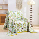 Boho Throw Blanket for Bed, 100% Cotton Soft Rustic Quilt Fall Blanket, 60"x80" Floral Printed Farmhouse Decor Bed Blankets, All Season Rustic Reversible Bohemian Throw Quilt by CozyNest Decor