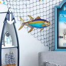 LIFFY Metal Fish Wall Decor Fish Metal Wall Art Hanging Metal Outdoor Wall Art for Outdoor Ocean Beach Sea Pool Decor by GreenHaven Gardens
