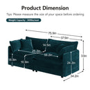 Modern 3 Piece Sofa Couch Set