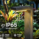 Solar Pathway Lights Outdoor 4Pack, 400LM Motion Sensor Walkway Lights with Warm/Cool White, 12H Lasting, IP65 Waterproof Solar Powered Landscape Lighting for Garden, Yard by CozyNest Decor