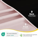 NICETOWN Pink Blackout Curtains for Nursery, 100% Blackout Thermal Insulated Window Drapes Room Darkening Curtains for Girls Baby Bedroom with Grommet Top, 52 x 63 Inch Long, 2 Panels by TinyTreasures Baby Boutique