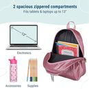 Wildkin 15-inch Kids Backpack – Durable, Padded, Adjustable for School & Travel - Pink Glitter by TinyTreasures Baby Boutique