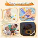 TKY Baby Bath Thermometer with Floating Toys - Digital Water & Room Temperature Monitor, Rechargeable Thermometer with Alerts for Newborn Bath Essentials, Infant Safety by TinyTreasures Baby Boutique