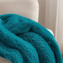 Bedsure GentleSoft Fluffy Turquoise Teal Throw Blanket, Teal Decor Cozy Gifts for Women Men, Soft Fuzzy Sherpa Fleece Plush Thick Warm Faux Fur Throws for Couch, Aqua Blanket Gifts for Mom, 50x60 by CozyNest Decor