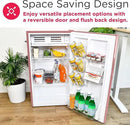 Frigidaire EFR376 Retro Bar Fridge Refrigerator with Side Bottle Opener, 3.2 cu. Ft, Pink/Coral by CozyNest Decor