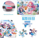 Jumbo Floor Puzzle for Toddlers & Kids Ages 3-5, 48-Piece Mermaid and Underwater Large Jigsaw Puzzle with Educational Fun, Great Gift for Boys & Girls Ages 4-8 by TinyTreasures Baby Boutique