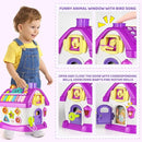 Marstone Montessori Toddler Toys for 1 Year Old Girl Gifts: 8 in 1 Multi-Functional Learning Baby Musical House for 1 2 3 Yr Old Girl and Boy Birthday Gifts, Educational Baby Toys 6-12, 12-18 Months by TinyTreasures Baby Boutique