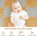 Skyweaver 24 Tiles Soft Non-Toxic Baby Play Mat for Floor EVA Foam Jigsaw Puzzle Play Mat, Interlocking Squares with 0.6inch for Babies, Toddlers & Kids Gym, Nursery, Playroom, Gray by TinyTreasures Baby Boutique