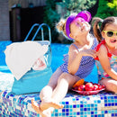 Sylfairy 2 Pcs Large Travel Laundry Bags, Waterproof Wet Dry Bags, Washable Dirty Clothes Bags for Gym, Swimming, Yoga by TinyTreasures Baby Boutique
