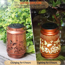 Solar Lanterns Outdoor Waterproof Butterfly Garden Decor Birthday Gifts for Women Mom Grandma, Hanging Solar Lights Metal Lantern Decoration Outside for Yard, Patio, Backyard, Porch by GreenHaven Gardens