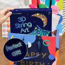 Going Creative 3D String Art Kit for Kids Ages 6-12 – Light-Up DIY Craft Kit with LED Lights, Tassels & Wall Mount – Fun Arts & Crafts Gift for Girls & Boys, STEM Toy, Screen-Free Activity by TinyTreasures Baby Boutique